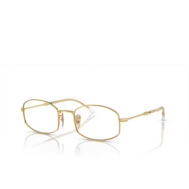 Ray-Ban RX6510 Eyeglasses 2500 gold - three-quarters view