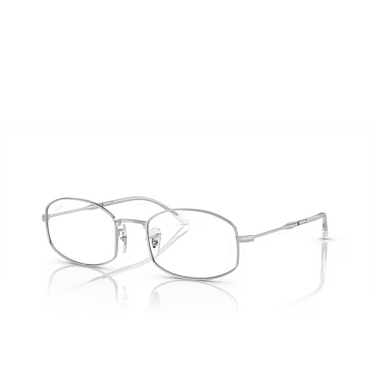 Ray-Ban RX6510 Eyeglasses 2968 silver - three-quarters view