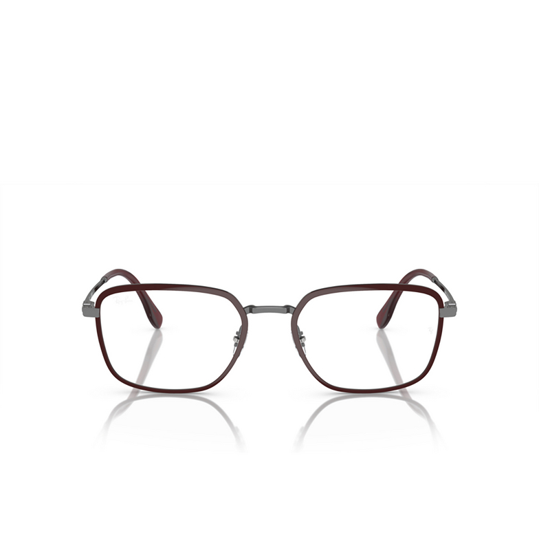 Ray-Ban RX6511 Eyeglasses 3164 red on gunmetal - 1/4