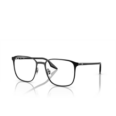 Ray-Ban RX6512 Eyeglasses 2509 black - three-quarters view