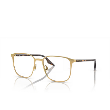 Ray-Ban RX6512 Korrektionsbrillen 2860 gold - Dreiviertelansicht