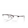 Ray-Ban RX6513 Eyeglasses 3162 brown on gunmetal - product thumbnail 2/4