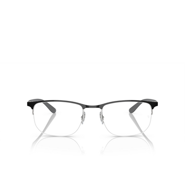 Ray-Ban RX6513 Eyeglasses 3163 black on silver - front view