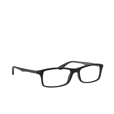 Ray-Ban RX7017 Eyeglasses 5196 black - three-quarters view
