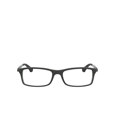 Ray-Ban RX7017 Eyeglasses 5197 black on green - front view