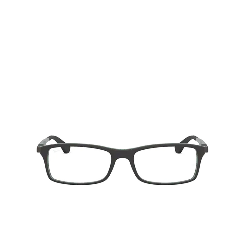 Ray-Ban RX7017 Eyeglasses 5197 black on green - 1/4