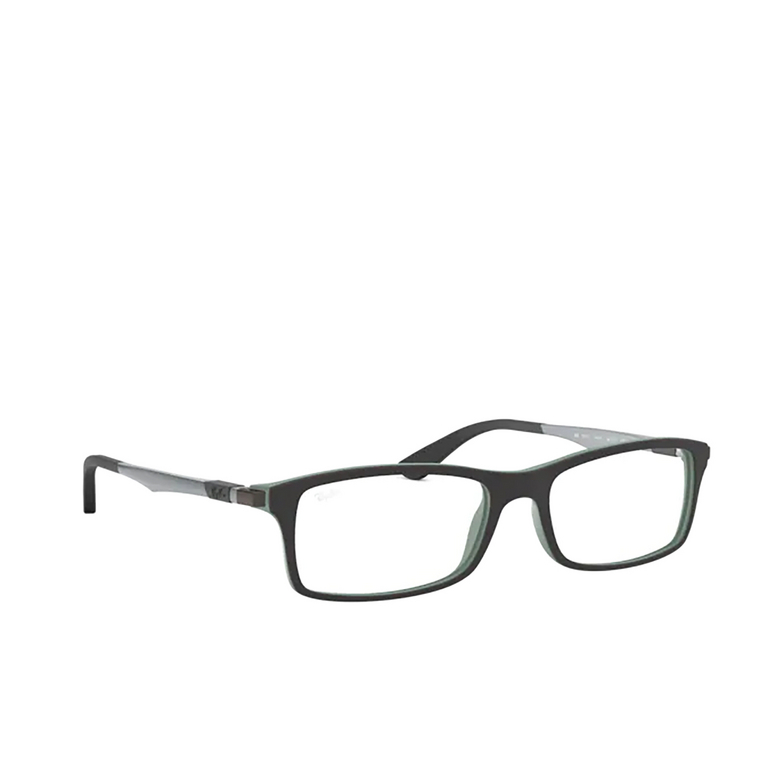 Lunettes de vue Ray-Ban RX7017 5197 black on green - 2/4