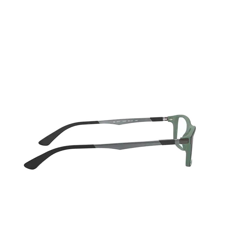 Ray-Ban RX7017 Eyeglasses 5197 black on green - 3/4