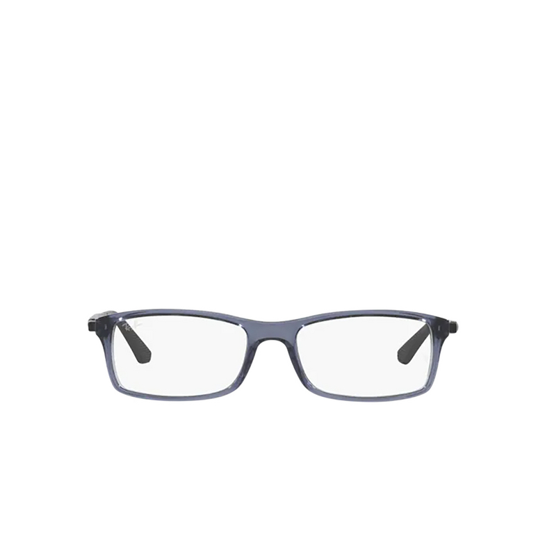 Ray-Ban RX7017 Korrektionsbrillen 8122 transparent blue - 1/4