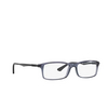 Ray-Ban RX7017 Korrektionsbrillen 8122 transparent blue - Produkt-Miniaturansicht 2/4