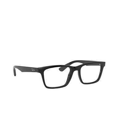 Ray-Ban RX7025 Eyeglasses 2000 black - three-quarters view