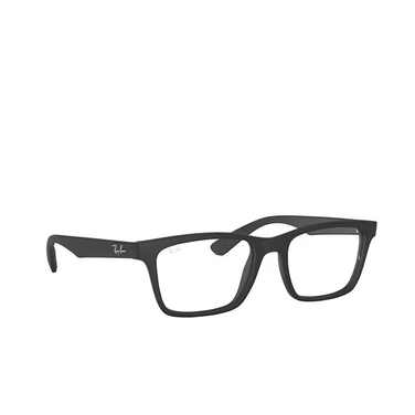 Ray-Ban RX7025 Korrektionsbrillen 2077 black - Dreiviertelansicht