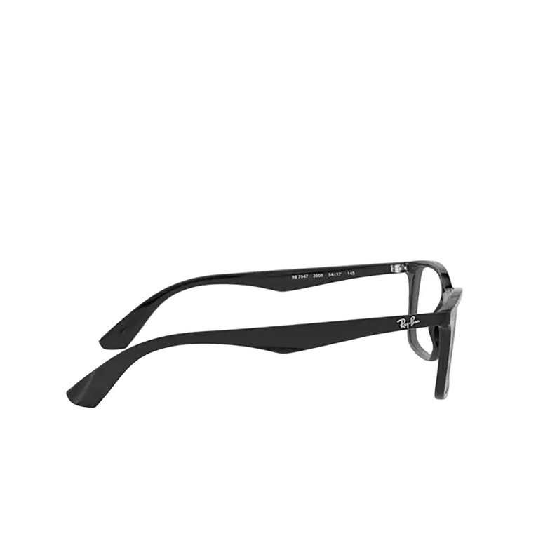 Ray-Ban RX7047 Eyeglasses 2000 black - 3/4