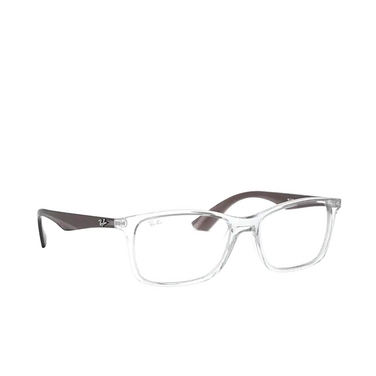 Ray-Ban RX7047 Eyeglasses 5768 transparent - three-quarters view