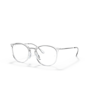 Ray-Ban RX7140 Eyeglasses 2001 transparent - three-quarters view