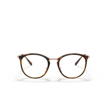 Gafas graduadas Ray-Ban RX7140 5687 striped havana - Vista delantera