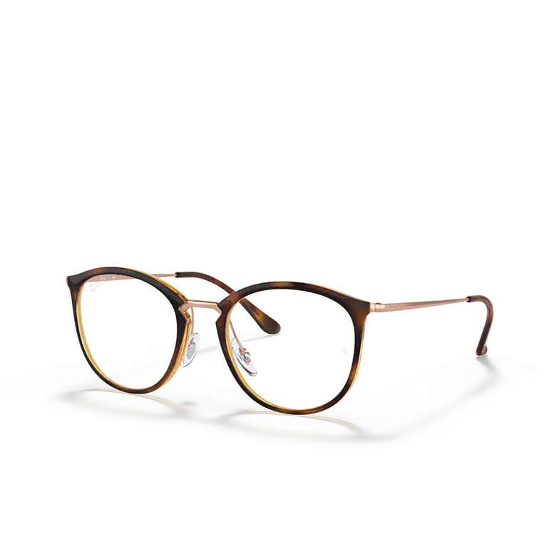 Ray-Ban RX7140 Eyeglasses 5687 striped havana - 2/4