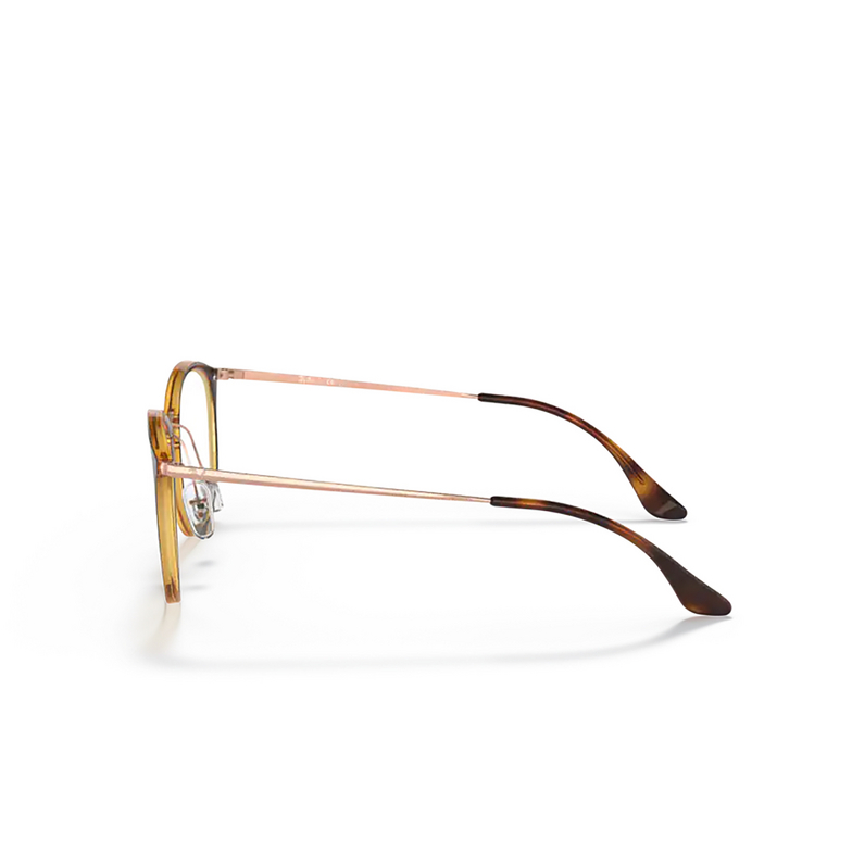 Ray-Ban RX7140 Korrektionsbrillen 5687 striped havana - 3/4