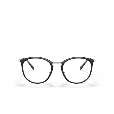 Gafas graduadas Ray-Ban RX7140 5852 black on transparent - Vista delantera