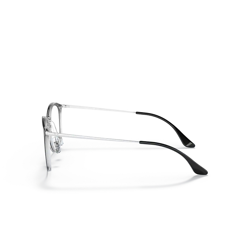 Lunettes de vue Ray-Ban RX7140 5852 black on transparent - 3/4