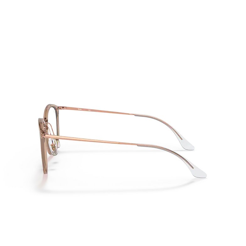 Lunettes de vue Ray-Ban RX7140 8124 light brown - 3/4