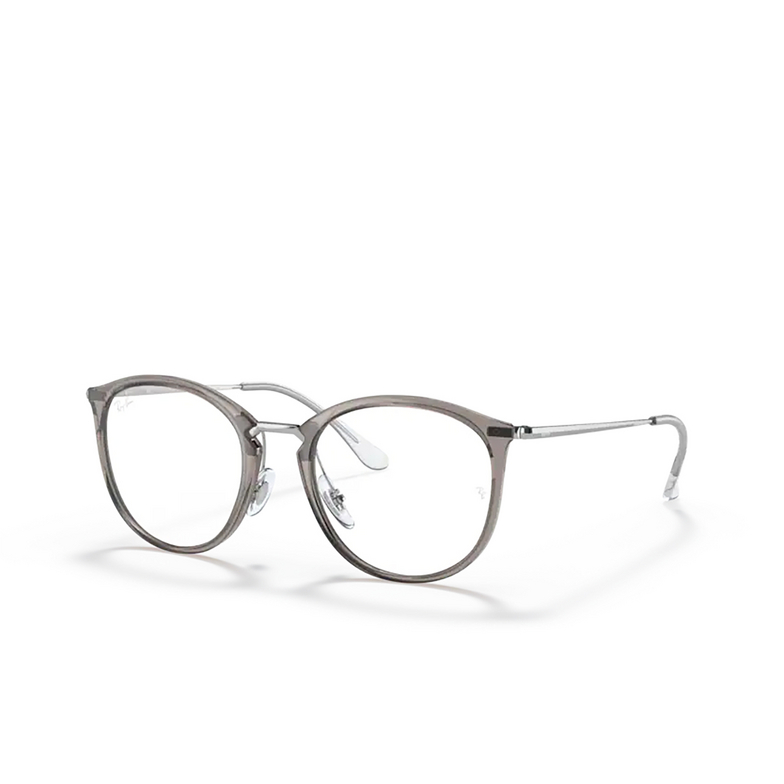 Ray-Ban RX7140 Eyeglasses 8125 grigio trasparente - 2/4
