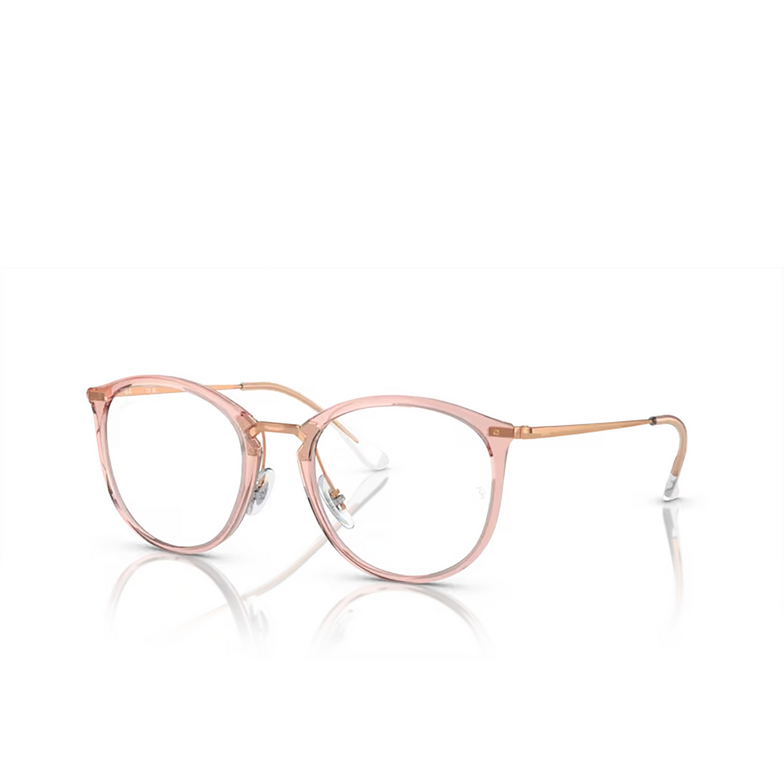 Ray-Ban RX7140 Eyeglasses 8335 transparent pink - 2/4
