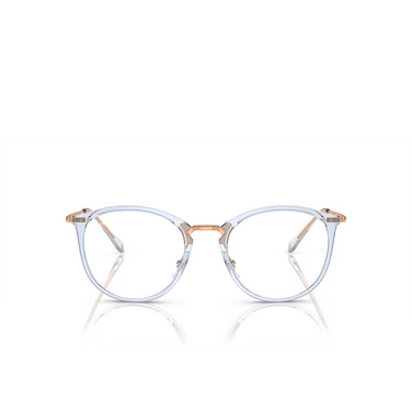 Lunettes de vue Ray-Ban RX7140 8336 transparent light blue - Vue de face