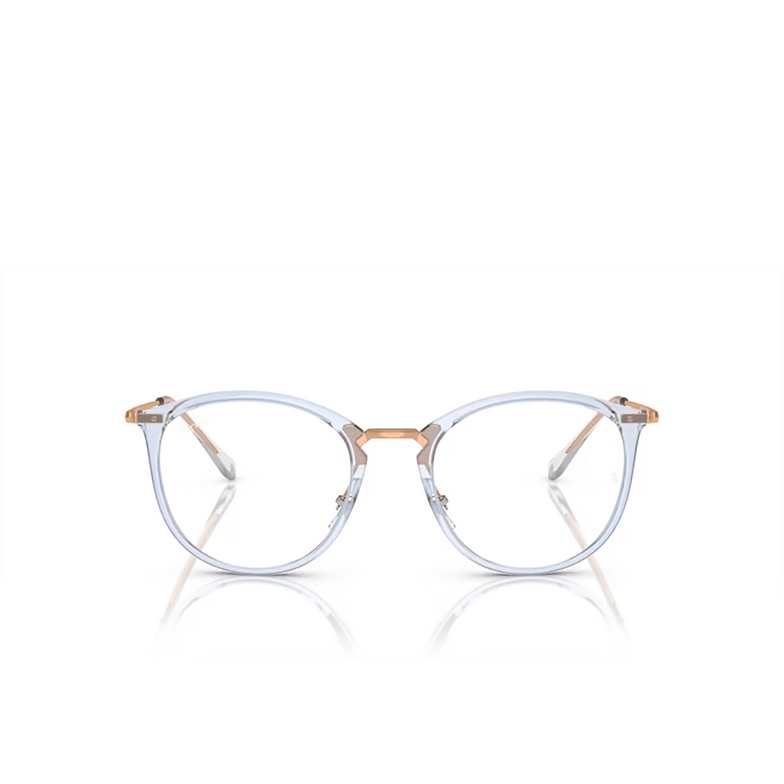 Ray-Ban RX7140 Eyeglasses 8336 transparent light blue - 1/4
