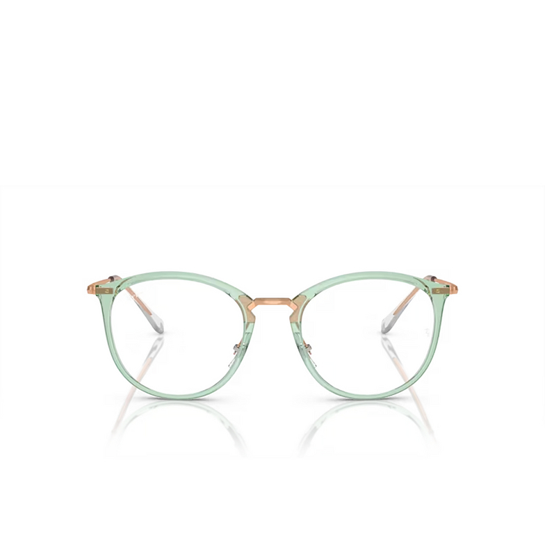 Ray-Ban RX7140 Eyeglasses 8337 transparent green - 1/4