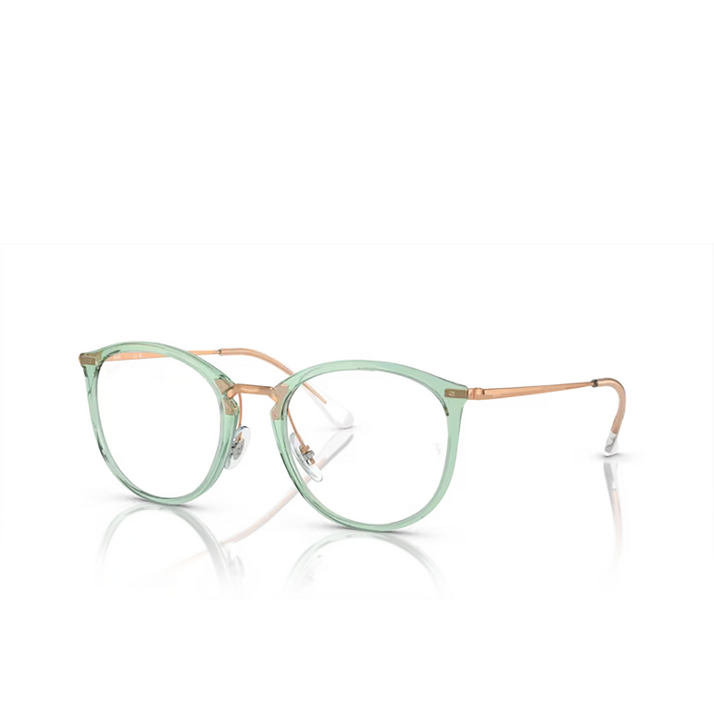 Ray-Ban RX7140 Eyeglasses 8337 transparent green - 2/4