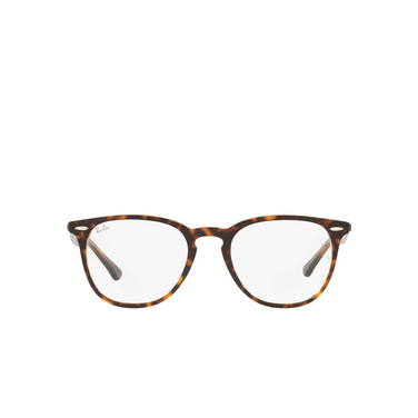 Ray-Ban RX7159 Eyeglasses 8109 havana on transparent brown - front view