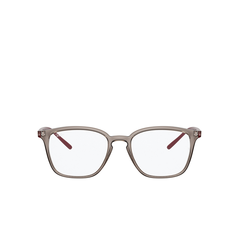 Lunettes de vue Ray-Ban RX7185 8083 transparent grey - 1/4