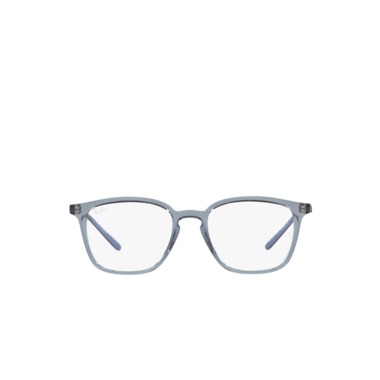 Ray-Ban RX7185 Eyeglasses 8235 transparent dark blue - 1/4