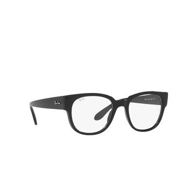 Ray-Ban RX7210 Korrektionsbrillen 2000 black - Dreiviertelansicht