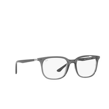 Ray-Ban RX7211 Eyeglasses 8205 transparent grey - three-quarters view