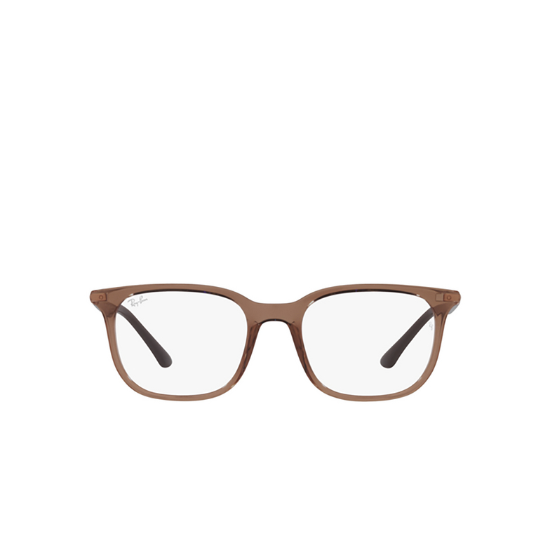 Gafas graduadas Ray-Ban RX7211 8207 transparent brown - 1/4