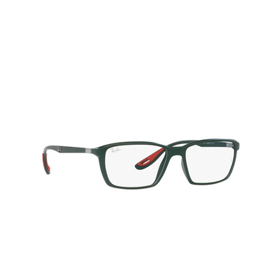 Ray-Ban RX7213M Eyeglasses f677 green - three-quarters view