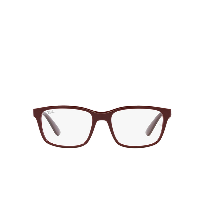 Lunettes de vue Ray-Ban RX7221M F685 dark red - 1/4