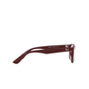 Gafas graduadas Ray-Ban RX7221M F685 dark red - Miniatura del producto 3/4