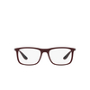 Occhiali da vista Ray-Ban RX7222M F681 dark red - anteprima prodotto 1/4