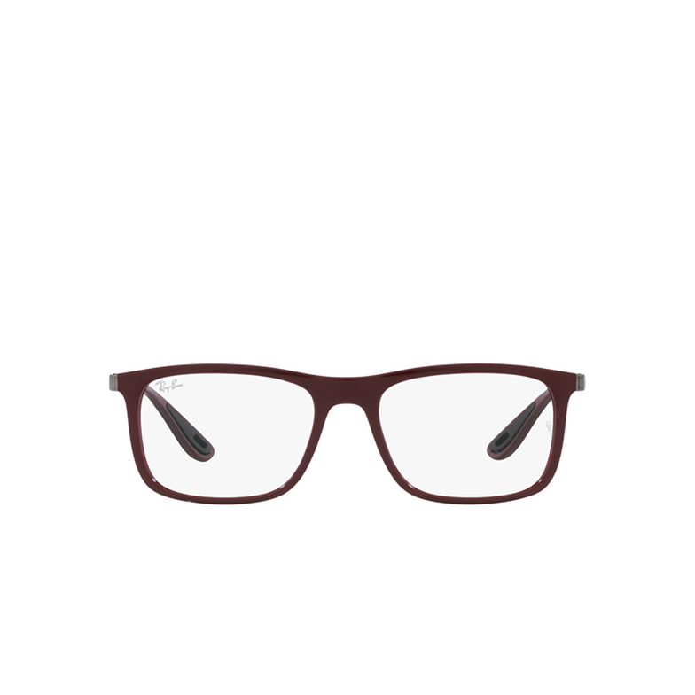 Occhiali da vista Ray-Ban RX7222M F681 dark red - 1/4