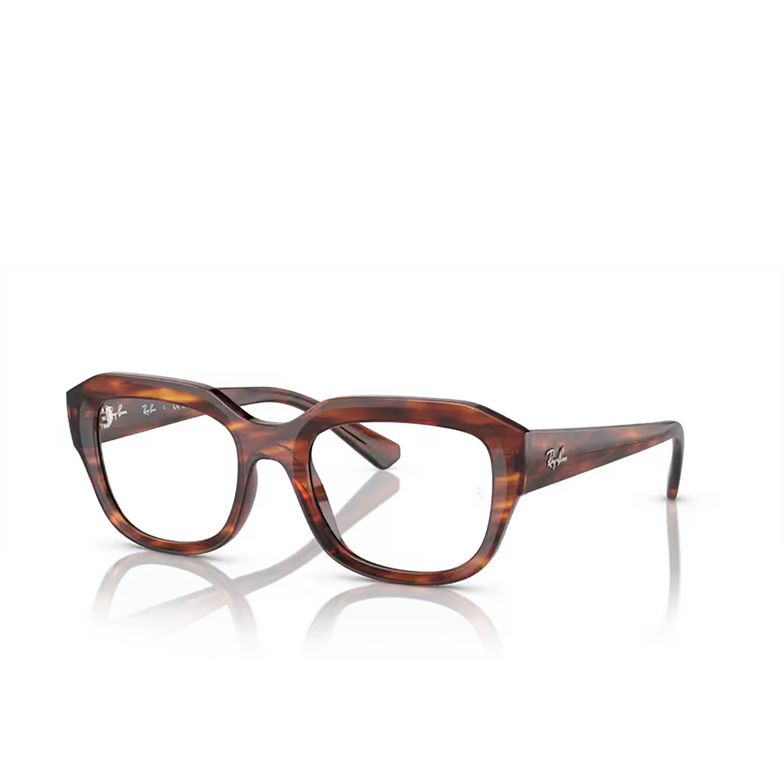 Gafas graduadas Ray-Ban RX7225 8315 striped havana - 2/4