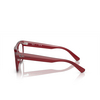 Ray-Ban RX7226 Korrektionsbrillen 8265 transparent red - Produkt-Miniaturansicht 3/4