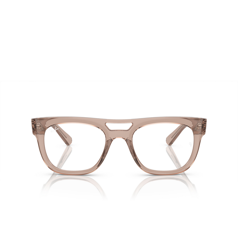 Occhiali da vista Ray-Ban RX7226 8317 transparent light brown - 1/4