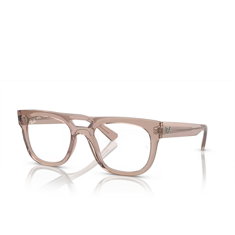 Occhiali da vista Ray-Ban RX7226 8317 transparent light brown - 2/4