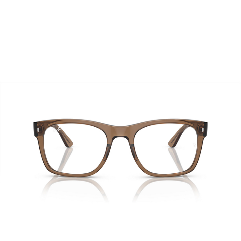 Ray-Ban RX7228 Eyeglasses 8198 transparent light brown - 1/4