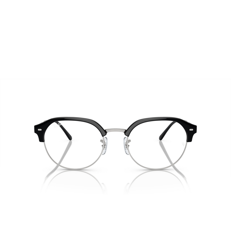 Ray-Ban RX7229 Eyeglasses 2000 black on silver - 1/4