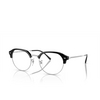 Ray-Ban RX7229 Korrektionsbrillen 2000 black on silver - Produkt-Miniaturansicht 2/4