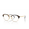 Ray-Ban RX7229 Eyeglasses 2012 havana on gold - product thumbnail 2/4